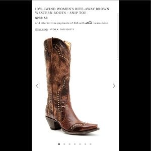 Idyllwind studded boots